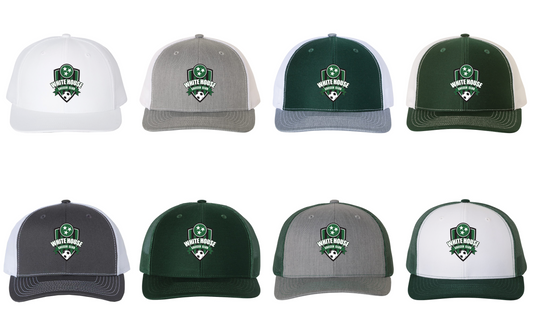 White House Soccer Club Embroidered Trucker Hat
