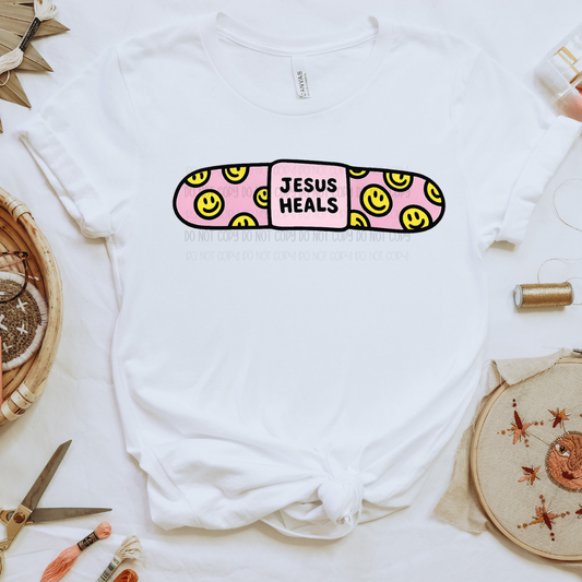 Jesus Heals | Graphic Apparel Tee