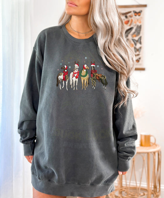 Chrismas Horses_Sweatshirt