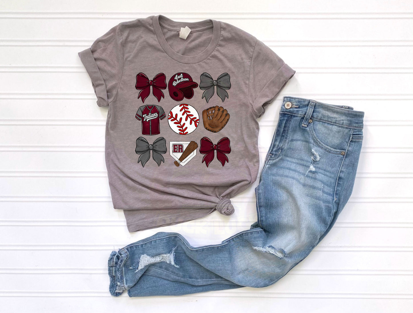 East Robertson Baseball Croquette Shirt