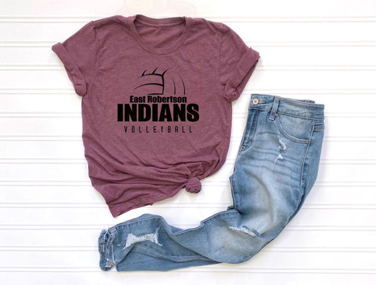 East Robertson Mascot Indians Men Shirt