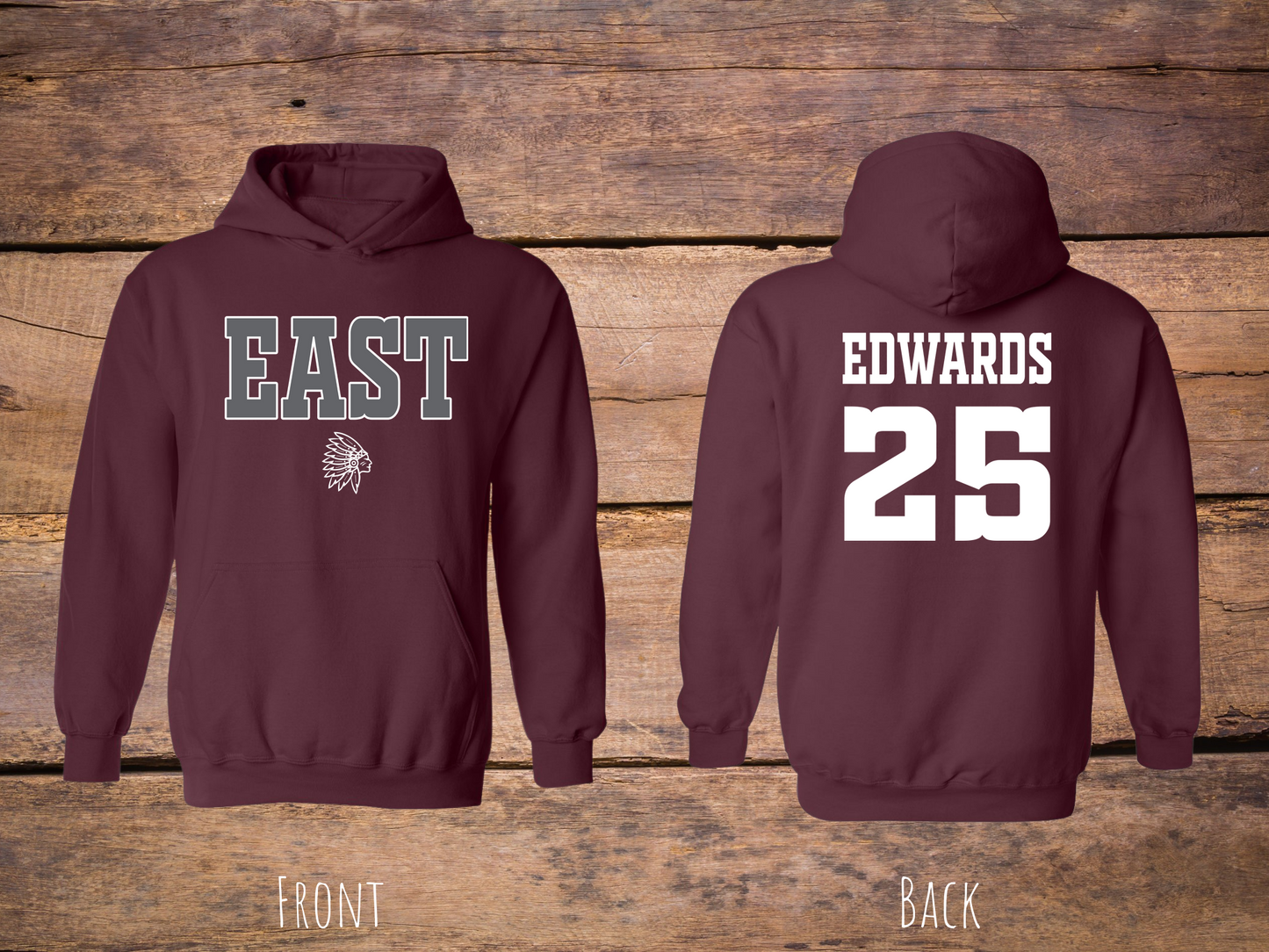 East Dixie Youth Spirit Hoodies 10U