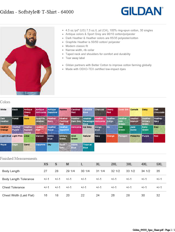 Bucks Spirit Wear T-Shirt