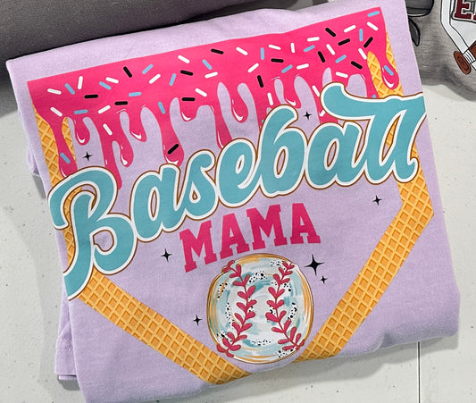 Baseball Mama Drip Shirt