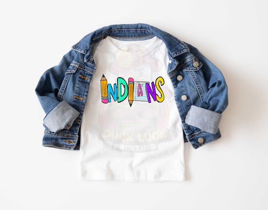 Indians School Design TShirt