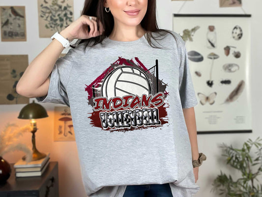 Indians Volleyball TShirt