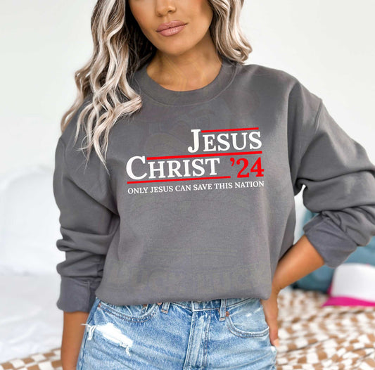 Jesus Christ 24 Only he can save our Country_Shirt