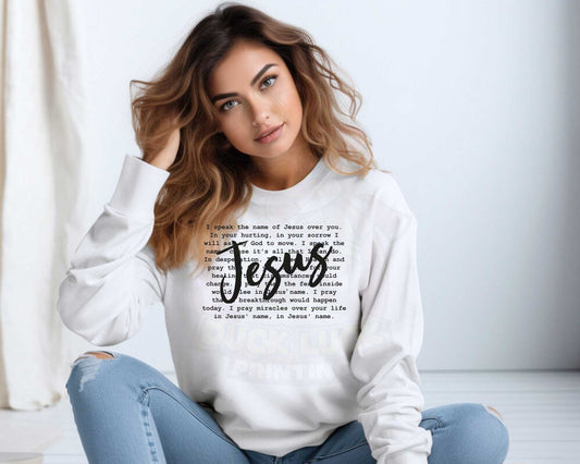 Jesus Word Art_Shirt