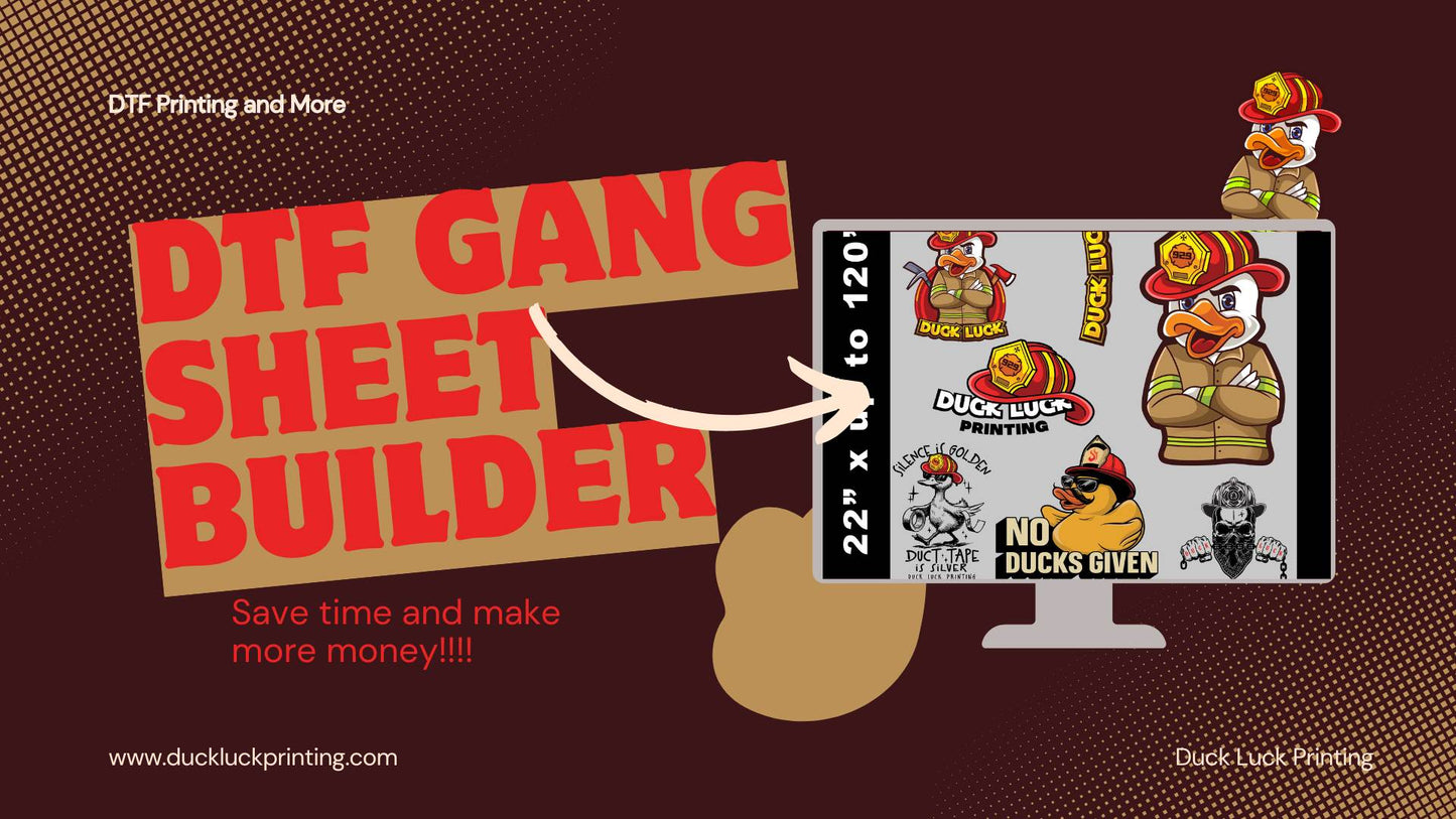 Gang Sheet Using Gang Sheet Builder