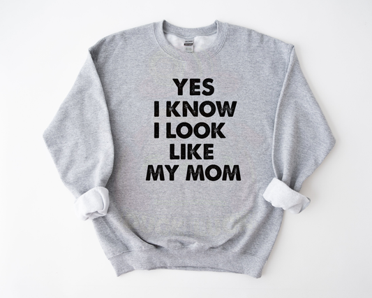 Yes I know I look just Like My Mom_shirt