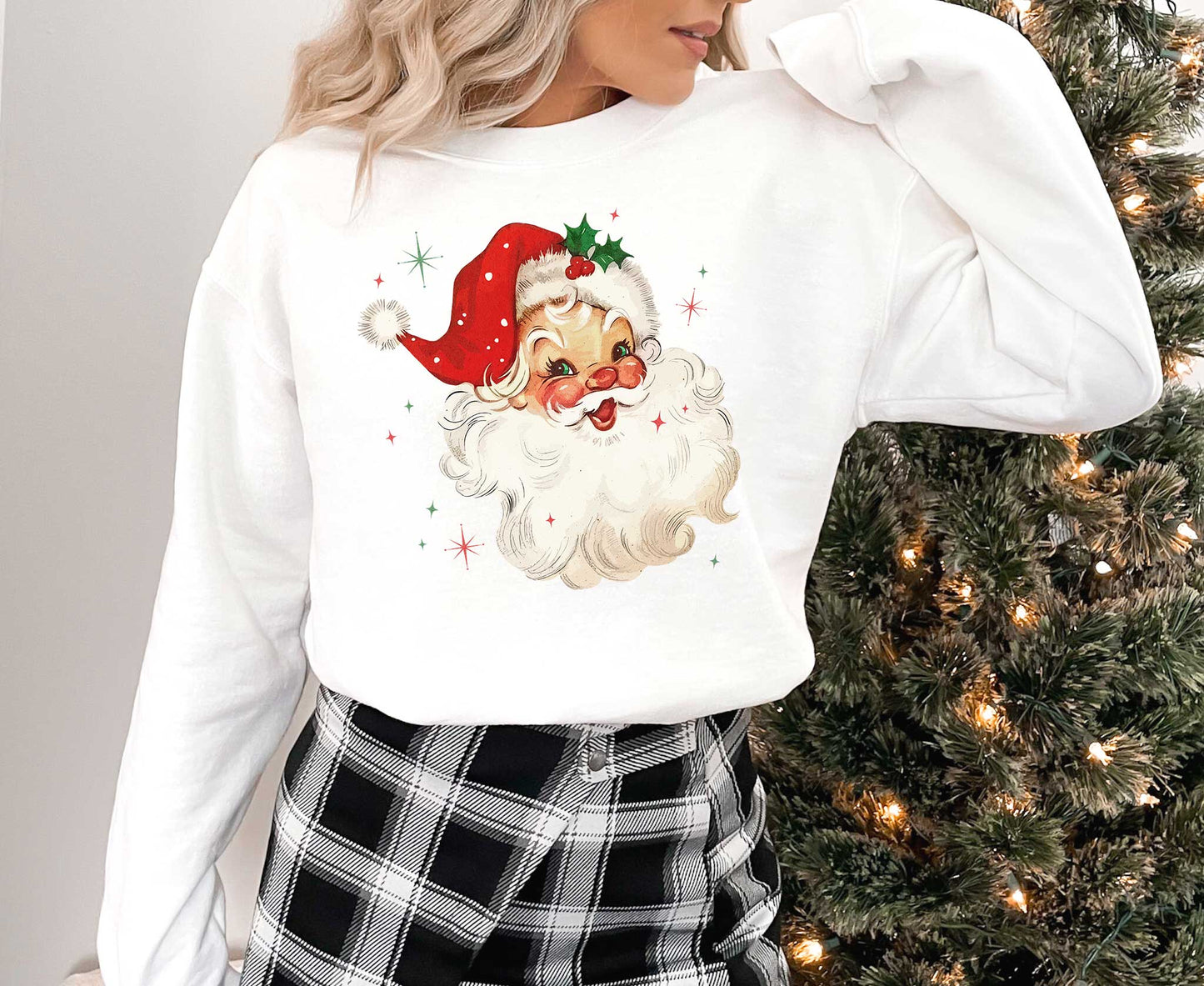 Retro Red Santa_Tshirt