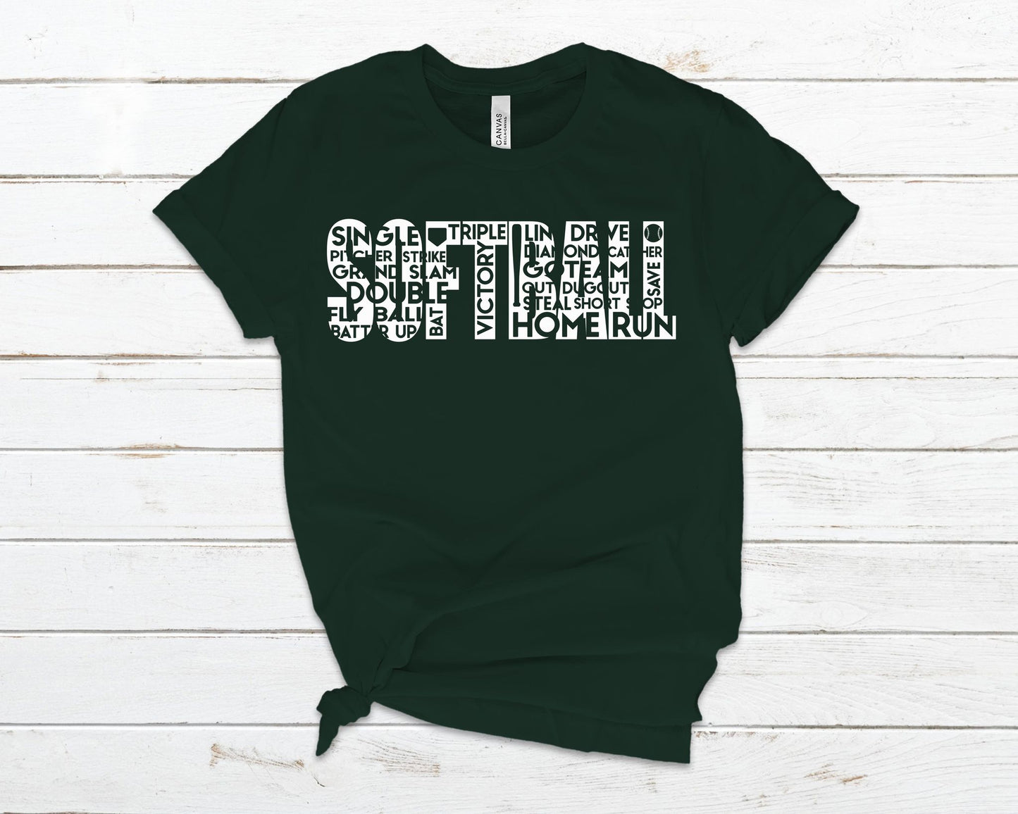 Softball Cutout Tee