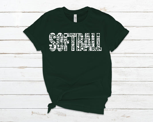 Softball Cutout Tee