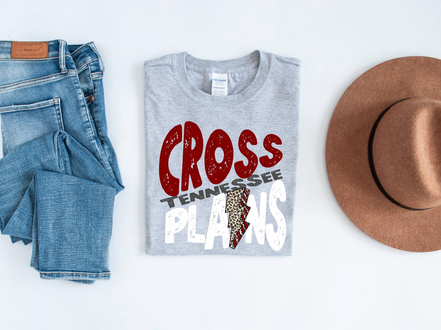 Cross Tennessee Plains Lightning Bolt Tee