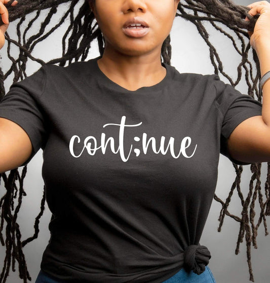 Cont;nue Tee