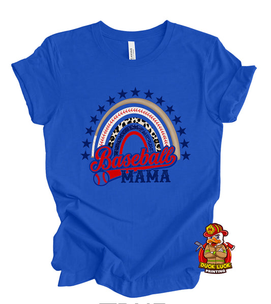 Baseball Mama Rainbow