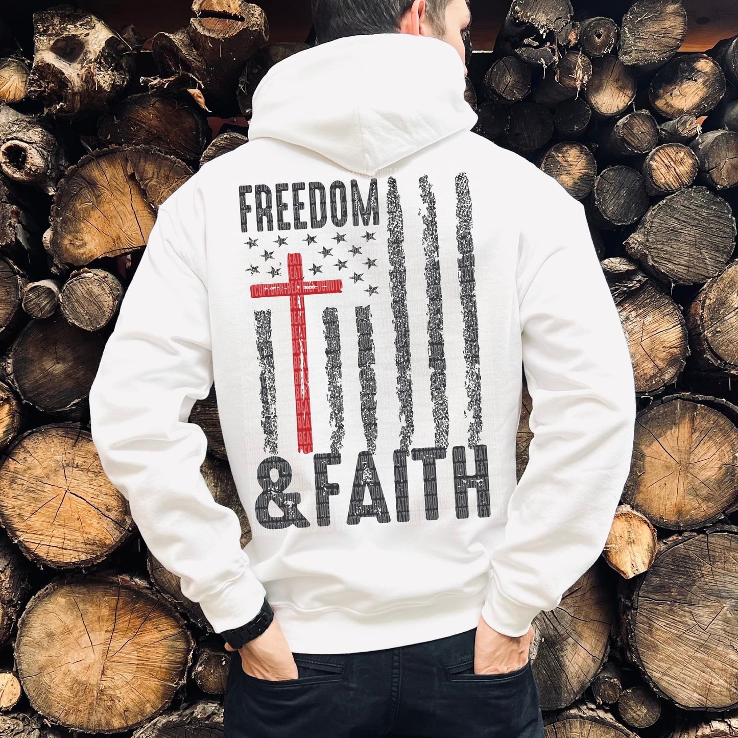 Jesus_His Will His Way_Freedom and Faith Flag