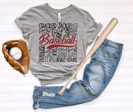 Baseball Subway Art Shirt