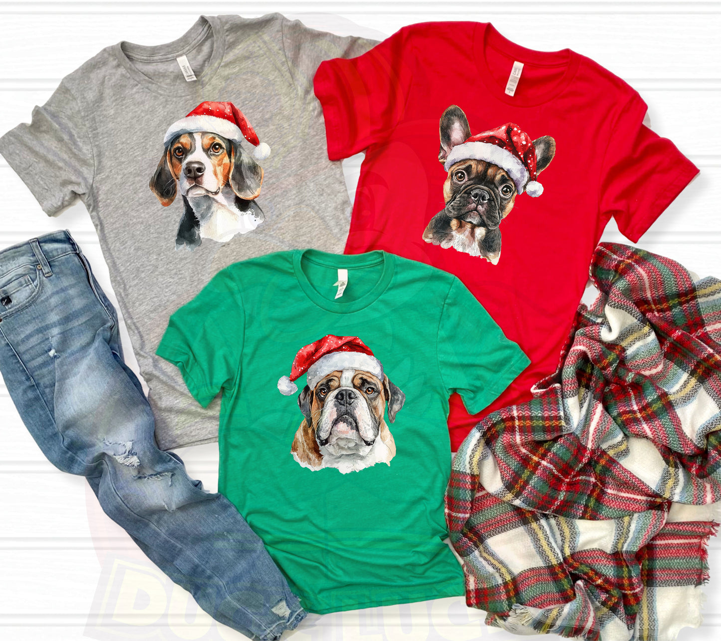 Santa Paws Dog Christmas Shirt – Holiday Tee