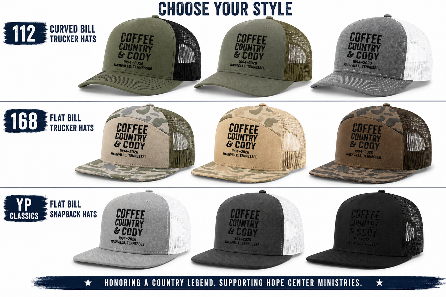 Bill Cody | Hat | Fundraiser
