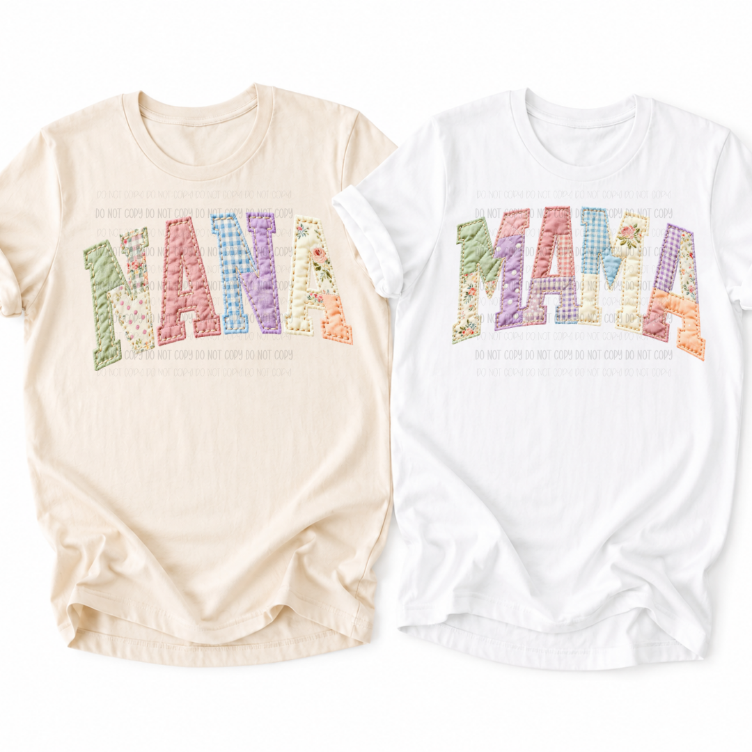 Patchwork * Mama  | Graphic Apparel Tee
