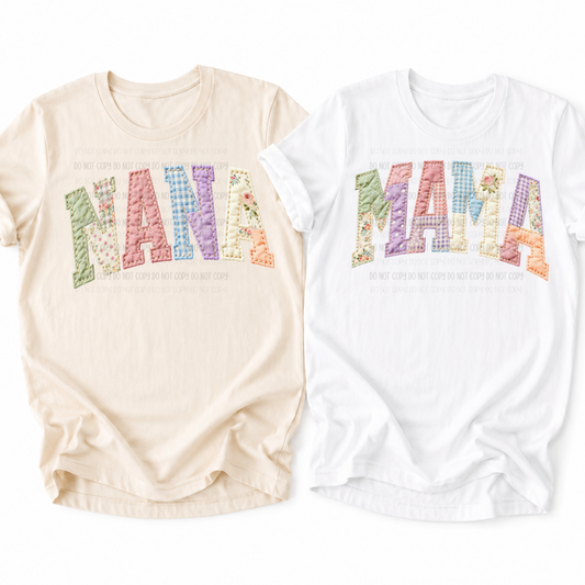 Patchwork * Mama  | Graphic Apparel Tee