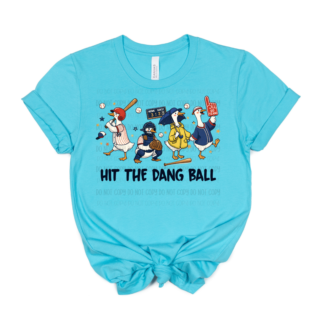 Hit The Dang Ball | Graphic Apparel Tee
