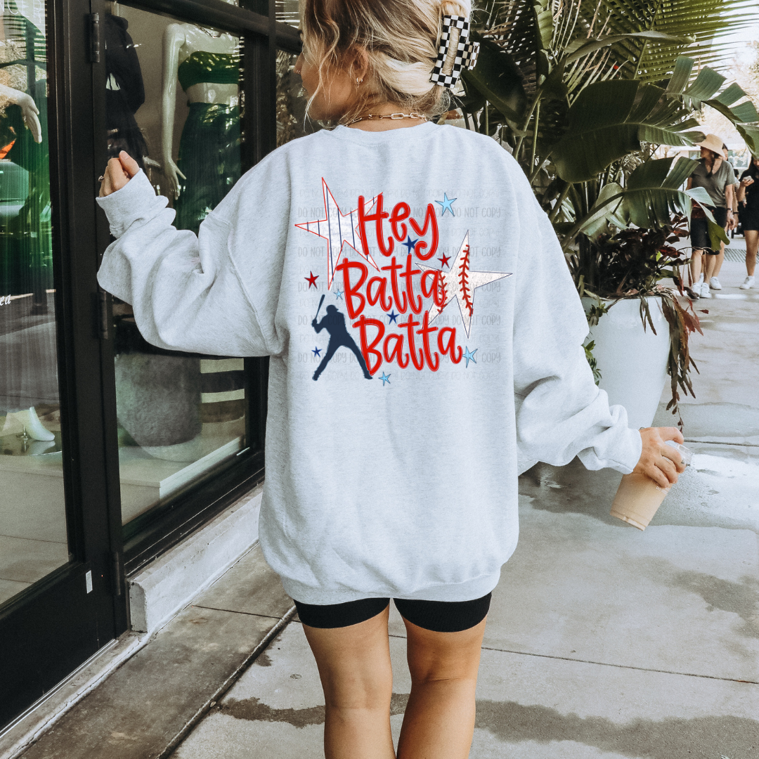 Hey Batta Batta | Graphic Apparel Tee