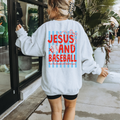 Jesus And Baseball  | Graphic Apparel Tee