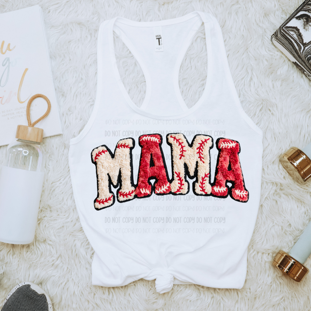 Mama Baseball  | Graphic Apparel Tee