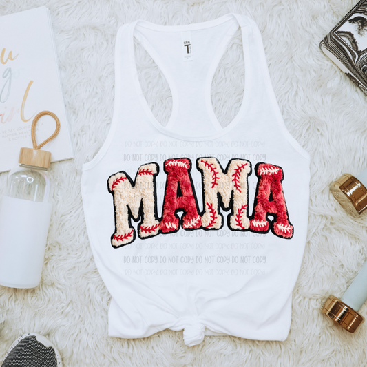 Mama Baseball  | Graphic Apparel Tee