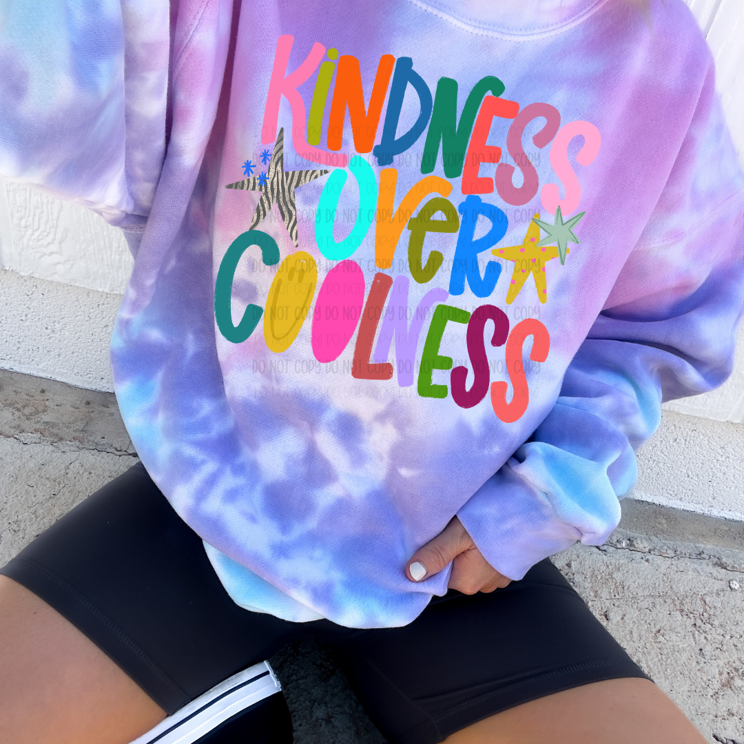 Kindness Over Coolness  | Graphic Apparel Tee