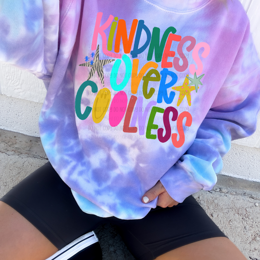 Kindness Over Coolness  | Graphic Apparel Tee