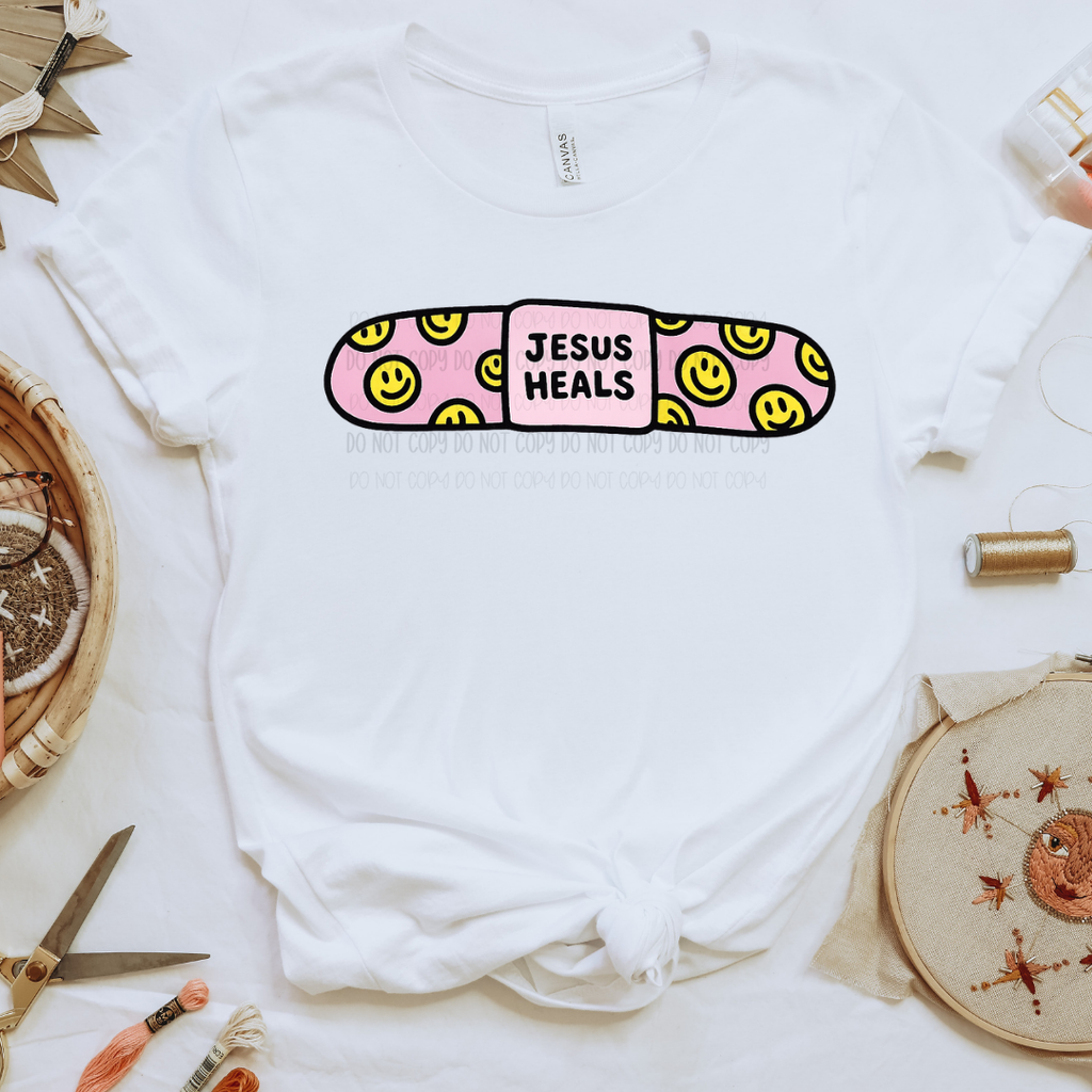 Jesus Heals | Graphic Apparel Tee