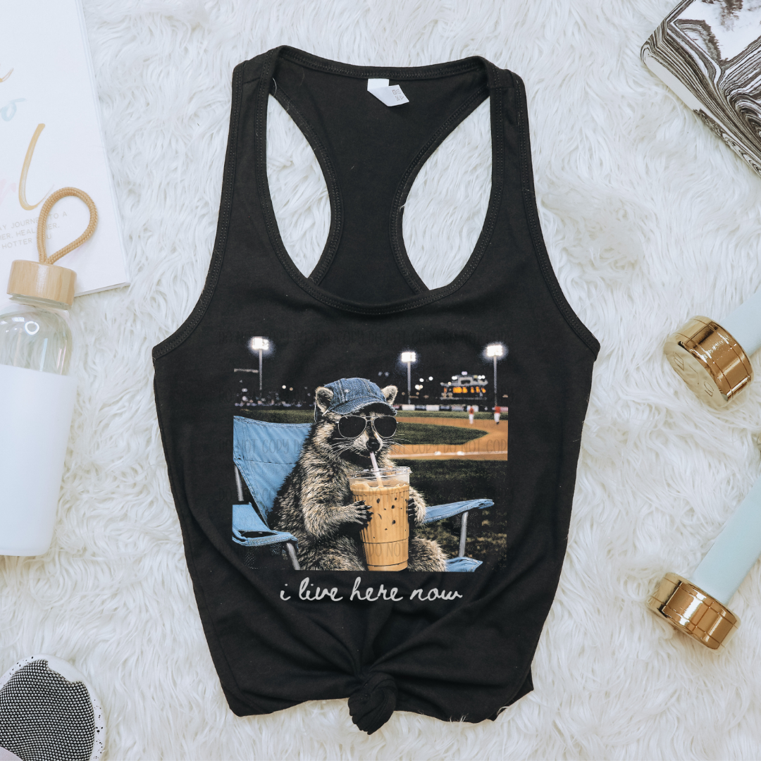 I Live Here Now  | Graphic Apparel Tee
