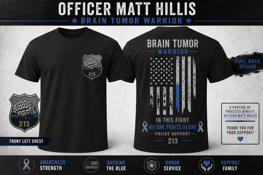 OFFICER MATT HILLIS | FUNDRAISER TEE