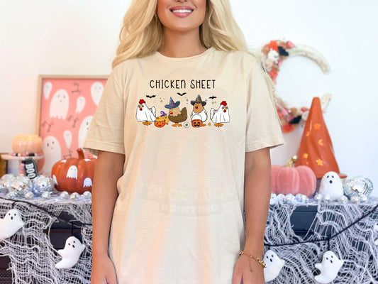 Chicken Sheet TShirt Mockup