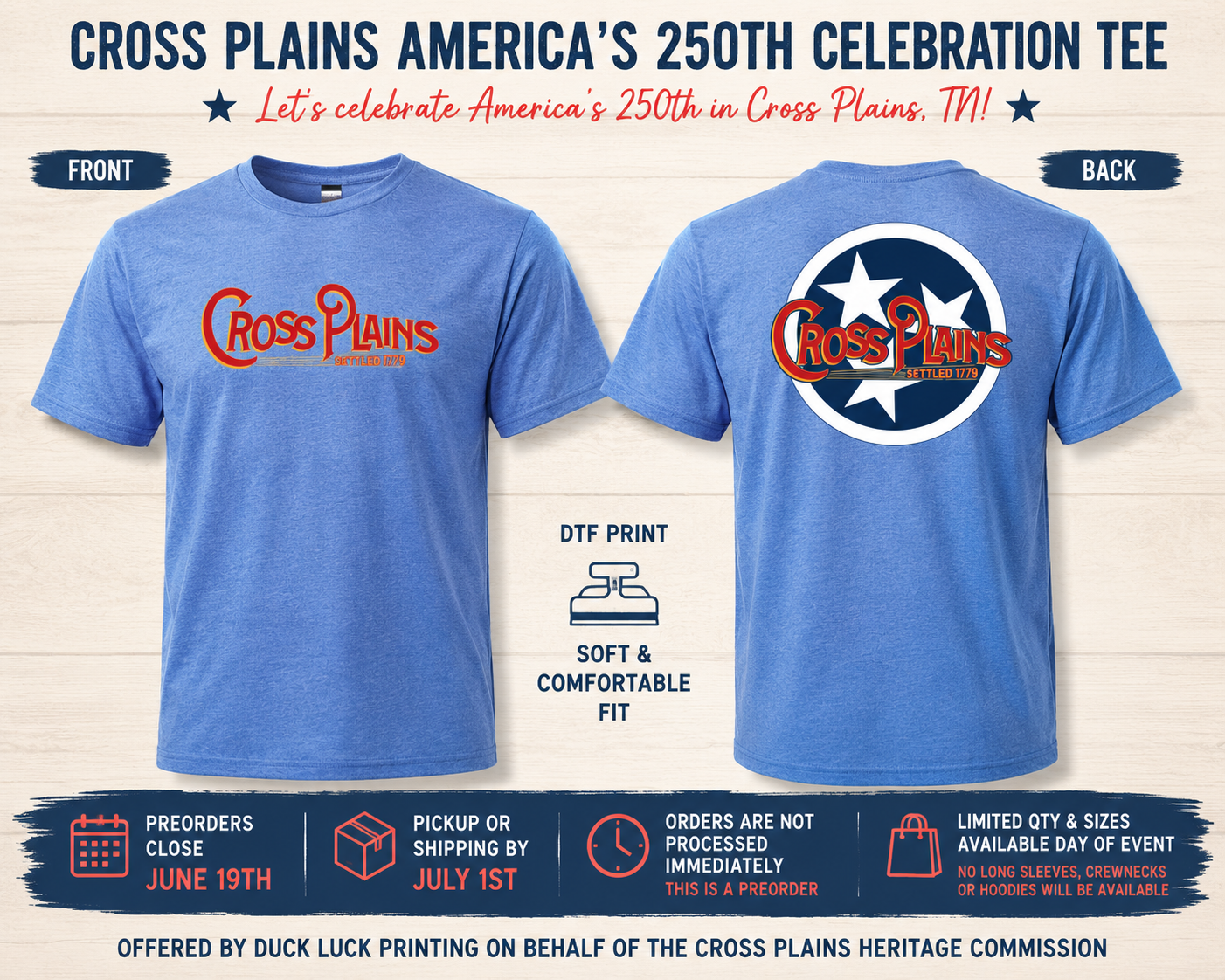 Cross Plains Tee 🇺🇸