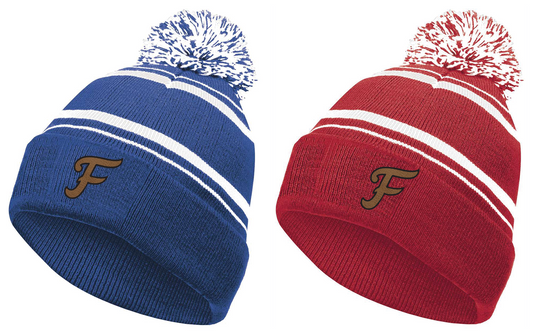 Firestorm Leather Patch Beanie