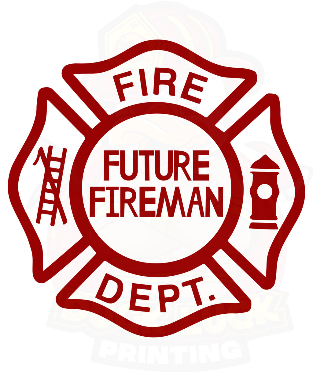 Copy of Future Fireman - Front and Back Shirt, Fire related tools