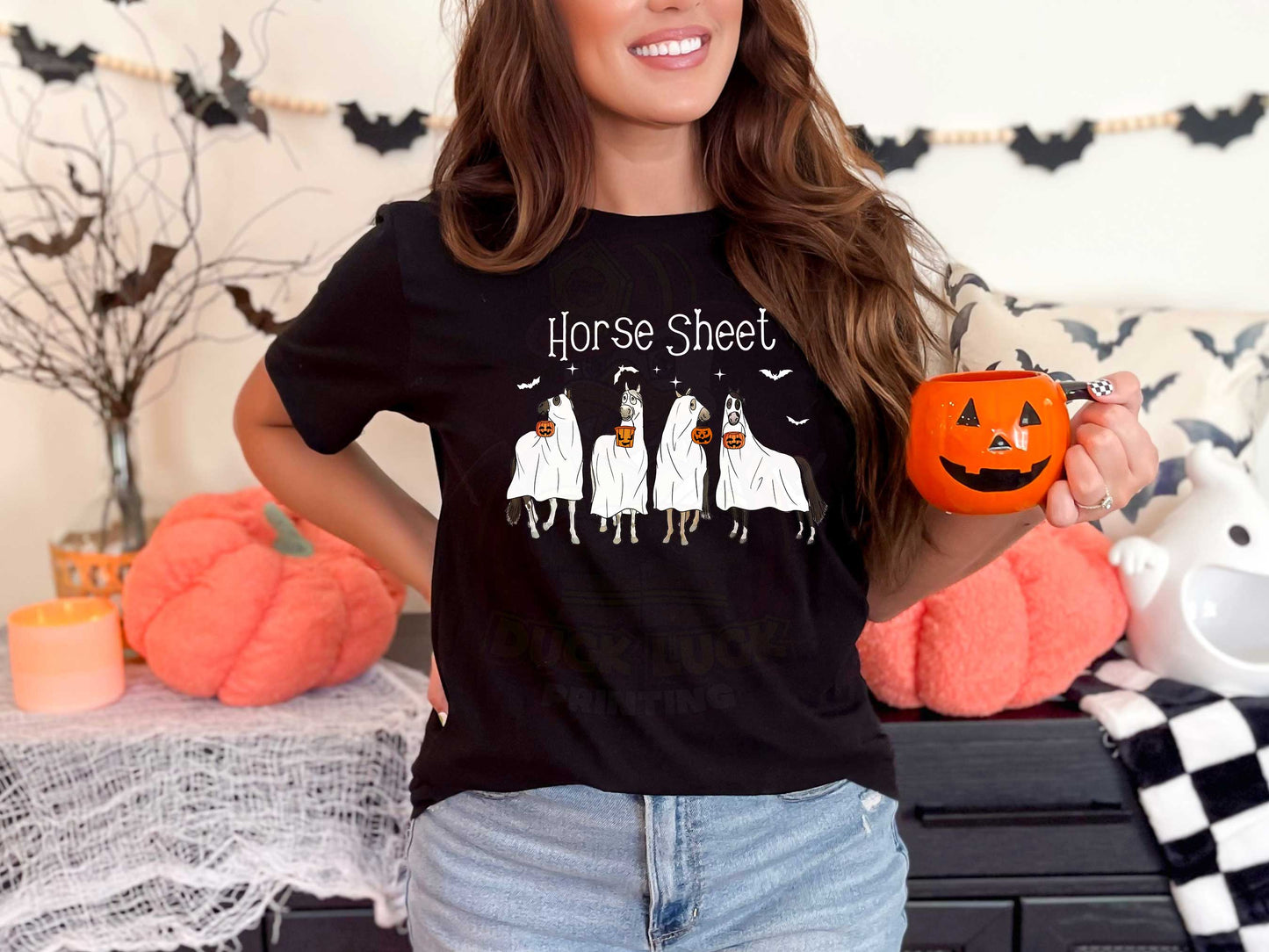 Horse Sheet_Halloween_T-Shirt