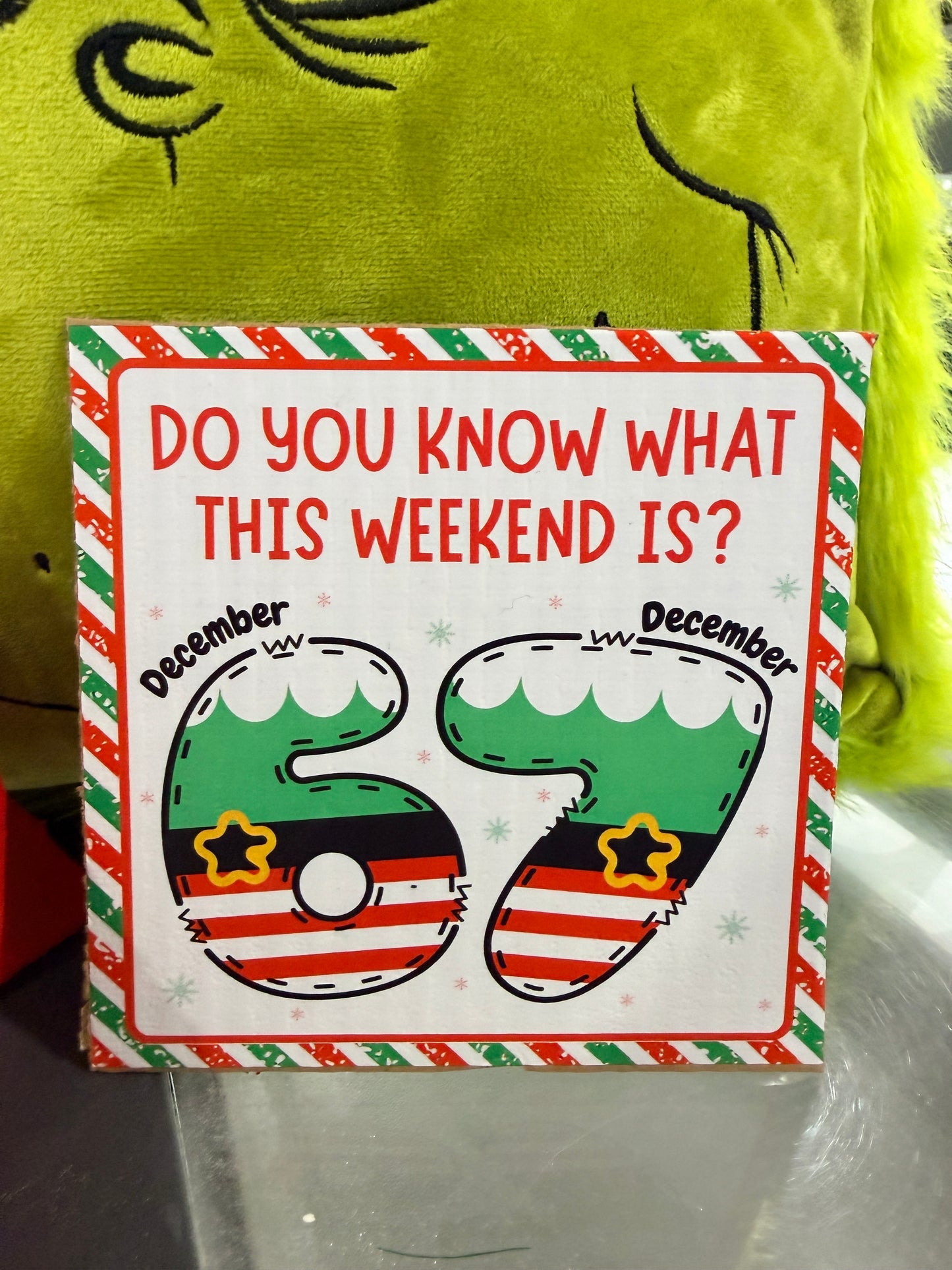 Limited Edition “67” Holiday Sweatshirt – Red Only