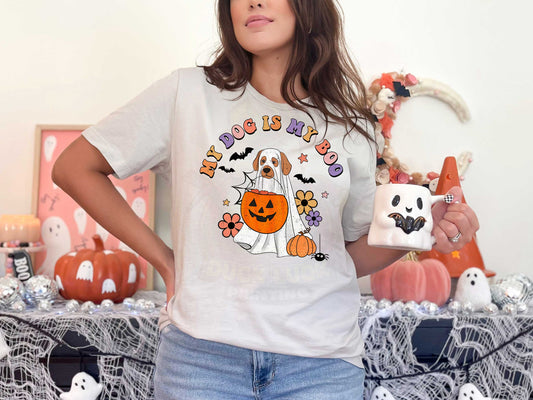 My Dog is my Boo_Halloween T-Shirt