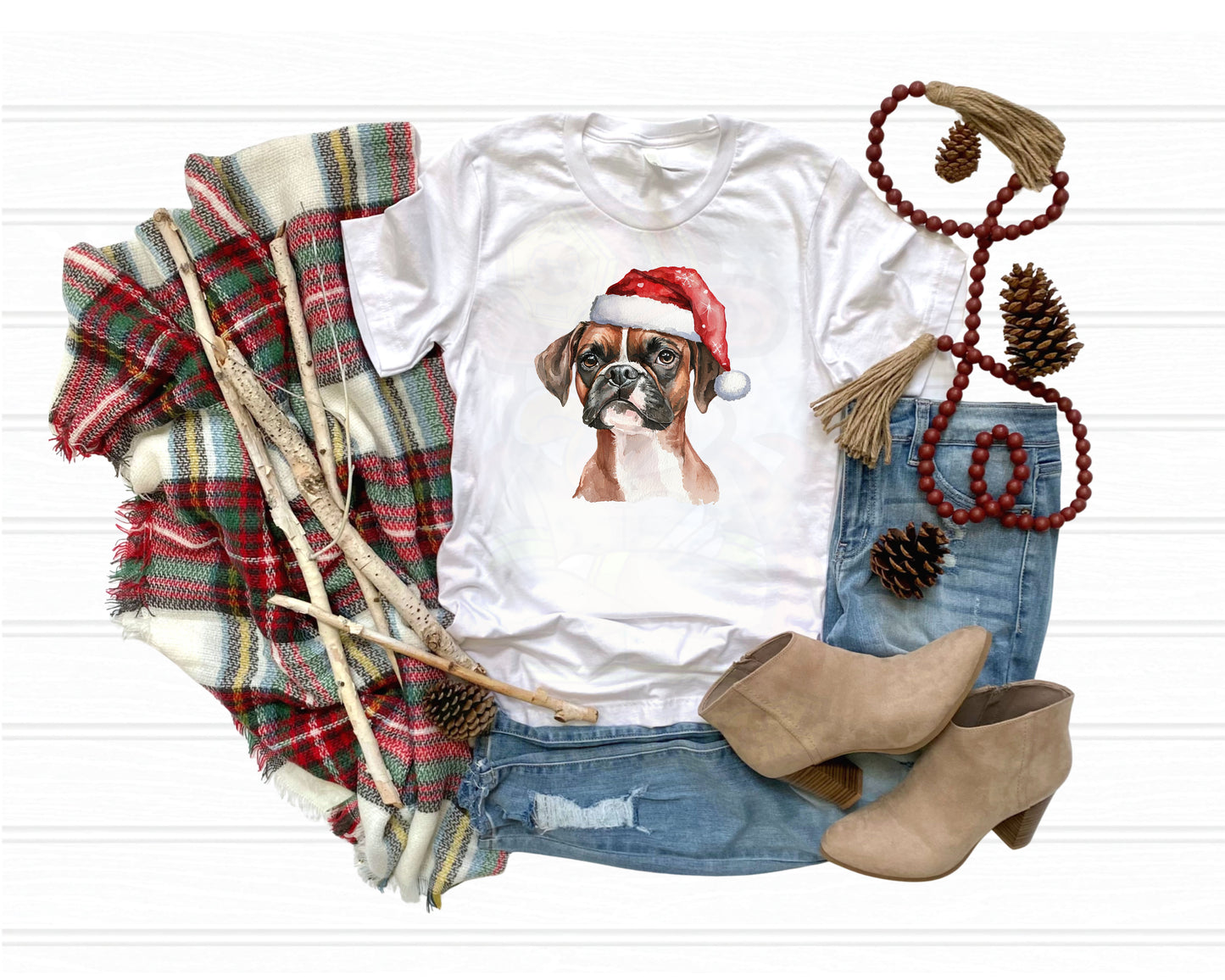 Santa Paws Dog Christmas Shirt – Holiday Tee