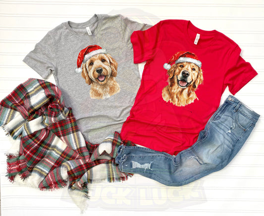 Santa Paws Dog Christmas Shirt – Holiday Tee