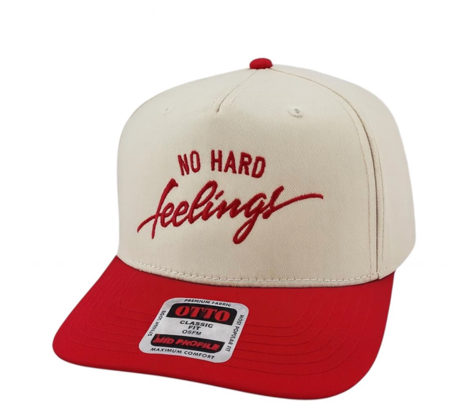 No Hard Feelings Embroidered Hat – Otto Classic Mid Profile