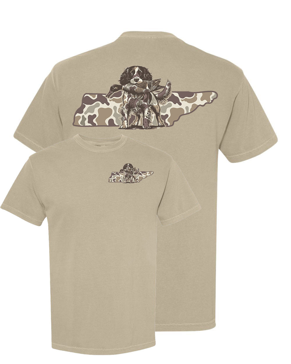TN Hunting Dog and Duck Camo Shirt