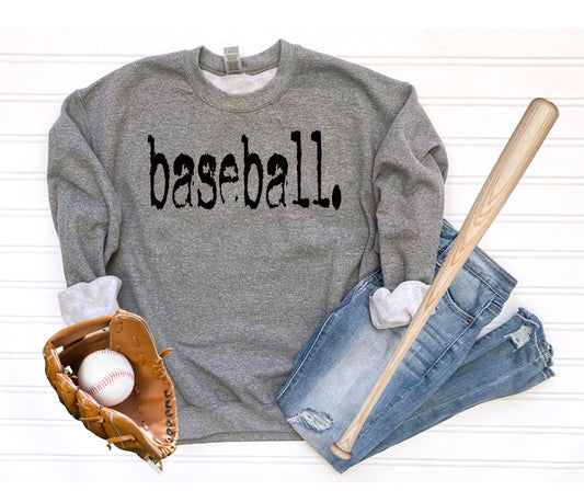 Baseball Typography Shirt