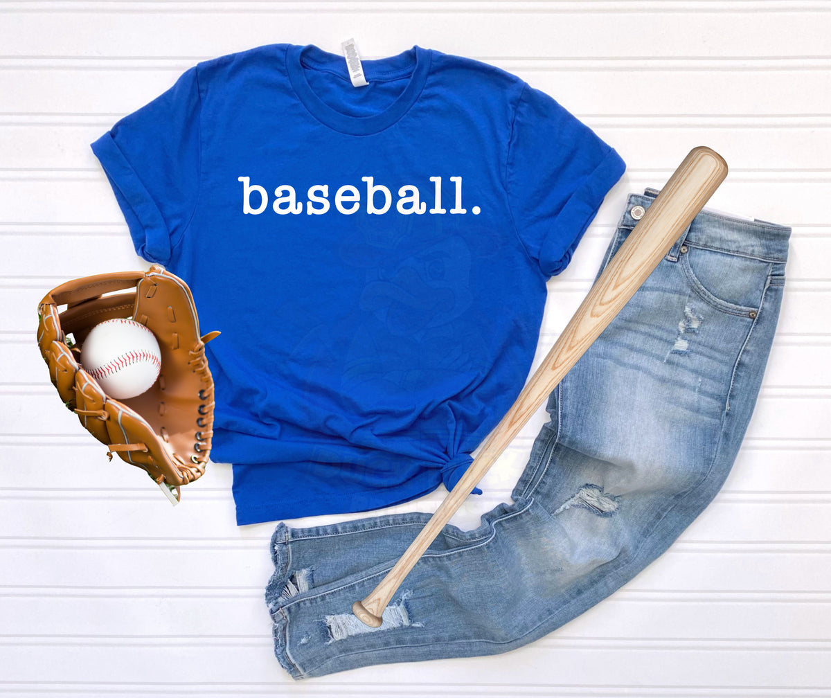 Baseball. Minimalist Shirt | Simple Baseball Graphic Tee | Game Day Apparel
