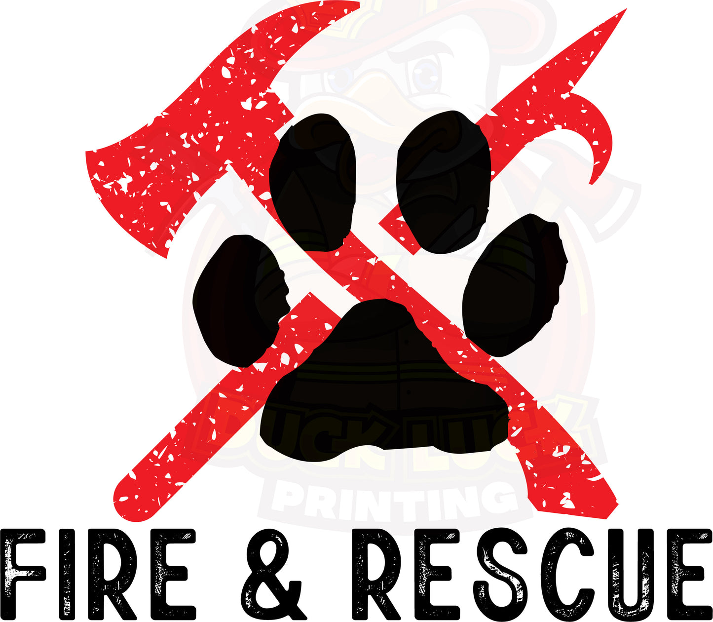 Future Fireman - Front and Back Shirt, Dalmatian fire Dog